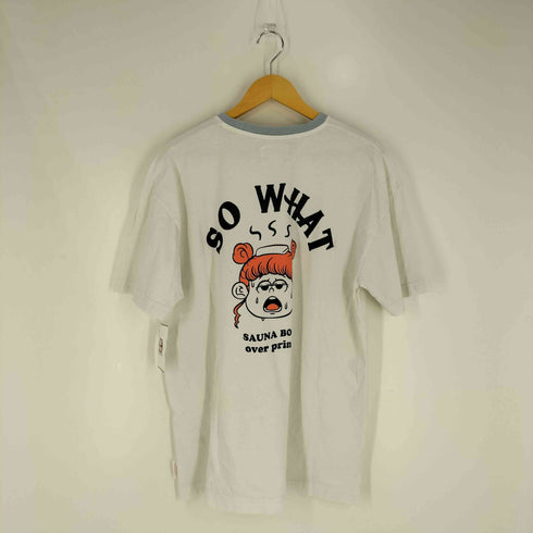 オーバープリント OVER PRINT リンガーTシャツ メンズ JPN:L